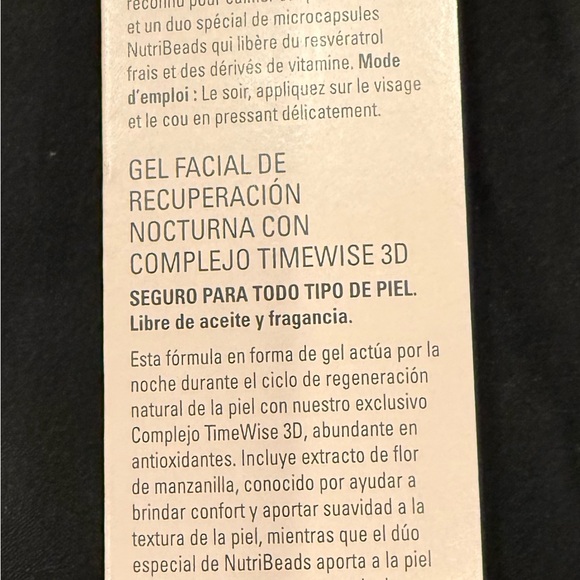 Timewise Nighttime Recovery New In Box - Picture 4 of 6